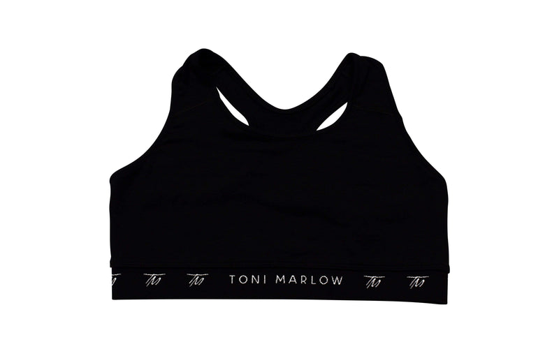 Toni Marlow Clothing Bras Racerback Lounge Bra Black / XS