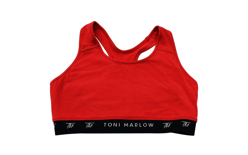 Toni Marlow Clothing Bras Racerback Lounge Bra Chili Red / 3XL